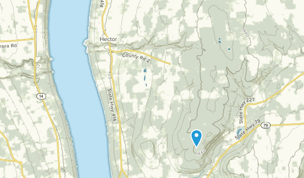 Hector, New York Map
