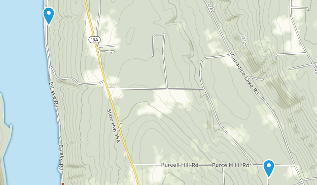 Hemlock, New York Map