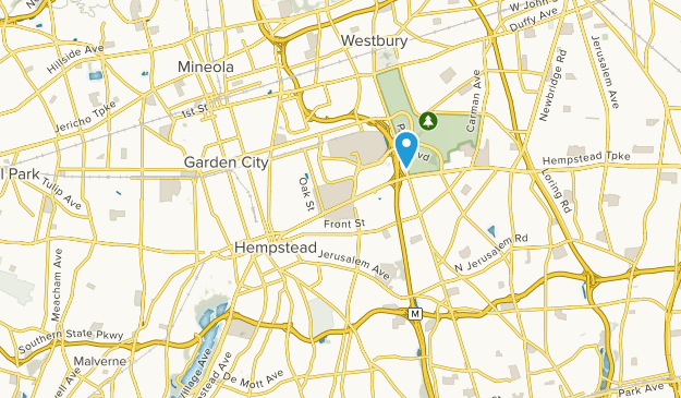 Hempstead, État de New York Map
