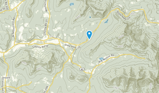 Hensonville, État de New York Map