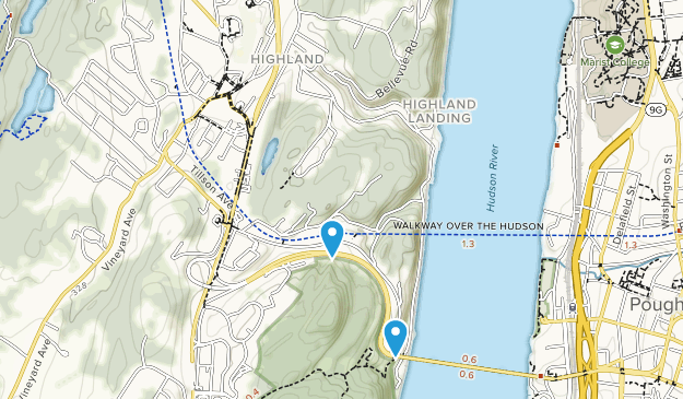 Highland, État de New York Map