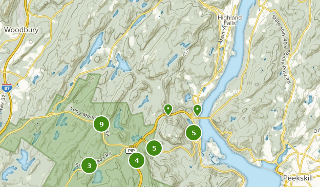 Highland Falls, New York Map