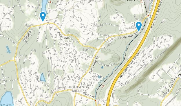 Highland Mills, New York Map