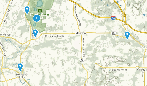 Honeoye Falls, New York Map