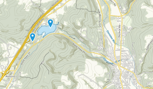 Hornell, New York Map
