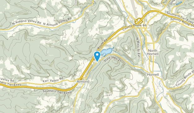 Hornellsville, New York Map