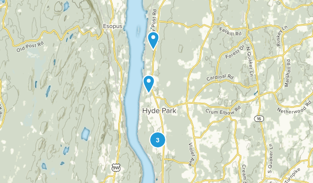 Hyde Park, New York Map