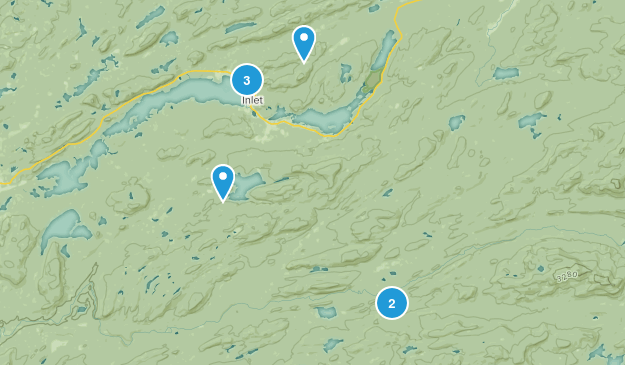 Inlet, New York Map