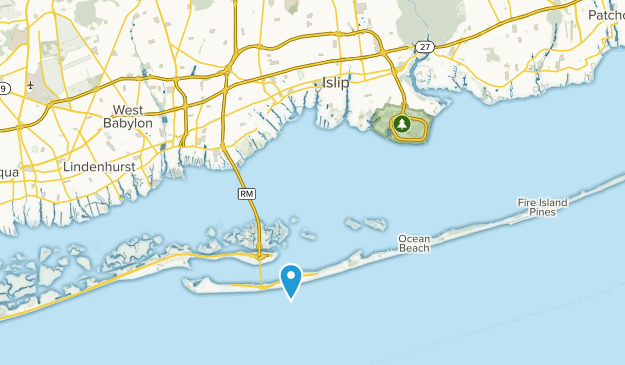 Islip, État de New York Map