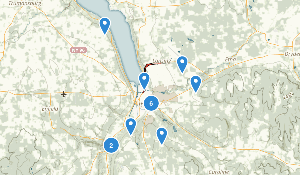 Ithaca, New York Map