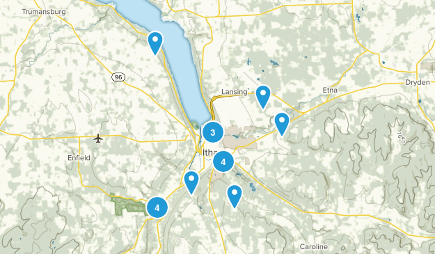 Ithaca, New York Map
