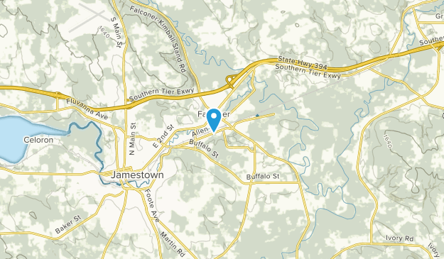Jamestown, New York Map