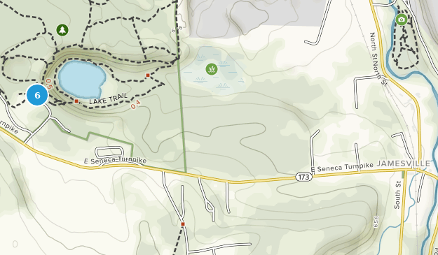 Jamesville, État de New York Map