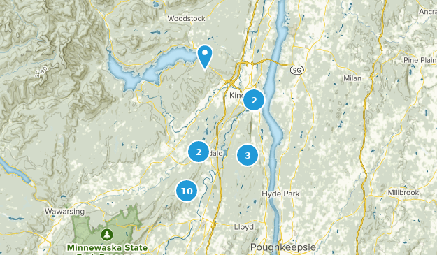 Kingston, État de New York Map