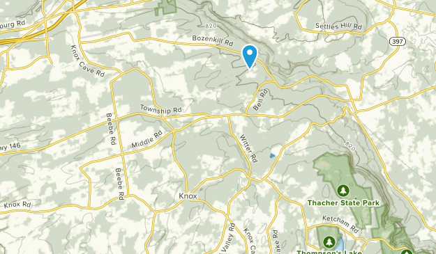 Knox, État de New York Map