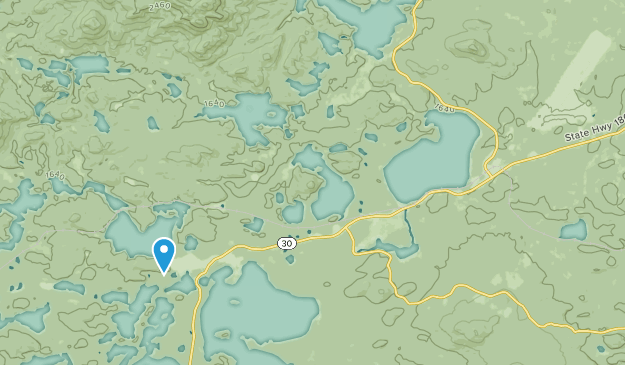 Lake Clear, New York Map
