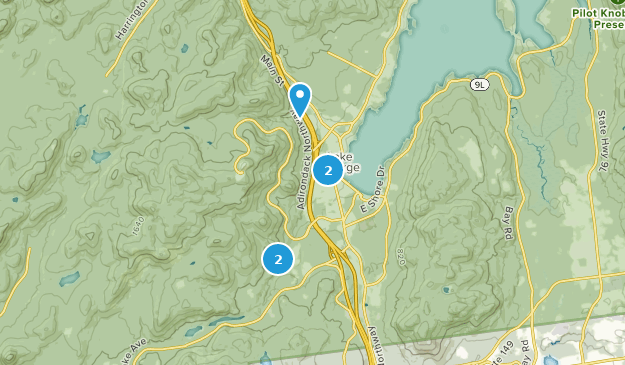 Lake George, New York Map