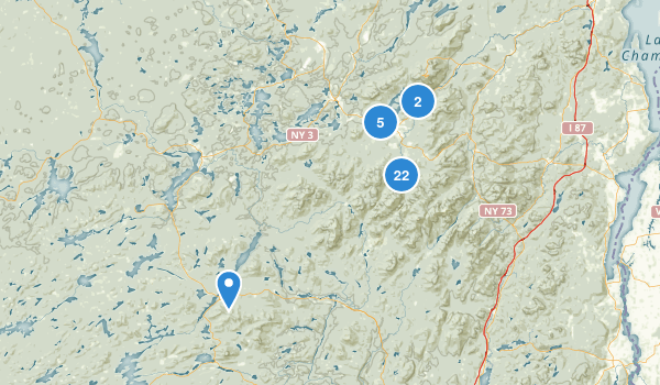 Lake Placid, New York Map