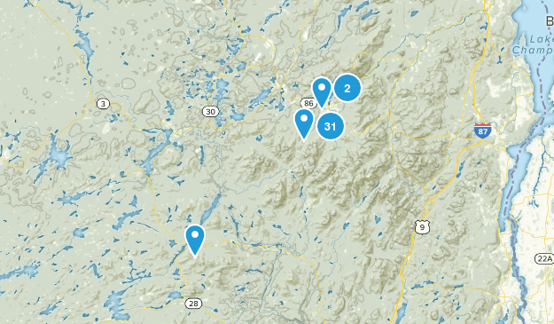 Lake Placid, New York Map
