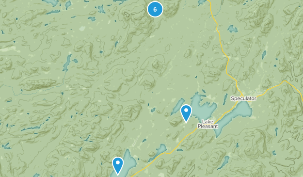 Lake Pleasant, New York Map