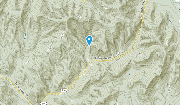 Lanesville, État de New York Map