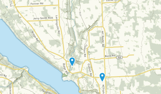 Lansing, État de New York Map