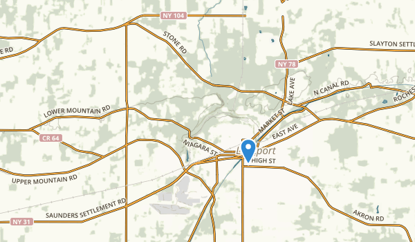 Lockport, New York Map