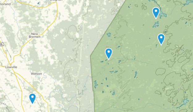 Lowville, New York Map