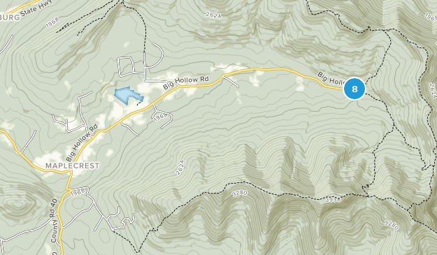 Maplecrest, New York Map