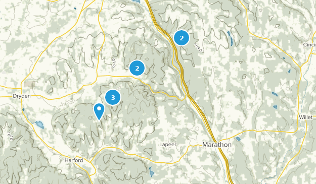 Marathon, État de New York Map