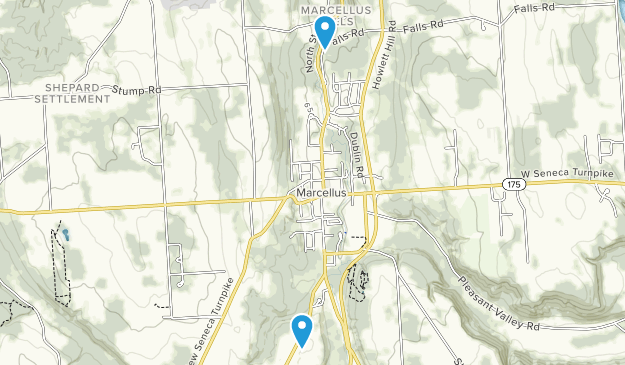 Marcellus, État de New York Map