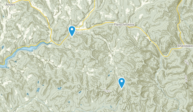 Margaretville, New York Map