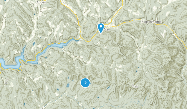 Margaretville, État de New York Map