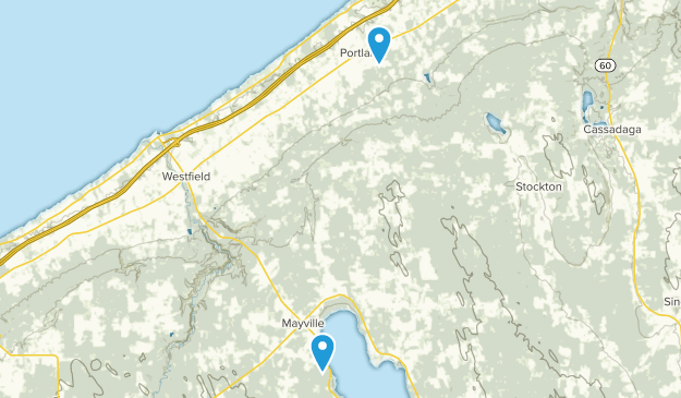 Mayville, New York Map