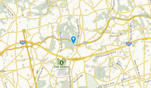 Melville, État de New York Map