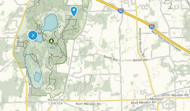 Mendon, État de New York Map