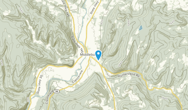 Middleburgh, État de New York Map