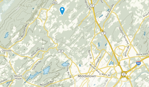 Middletown, État de New York Map