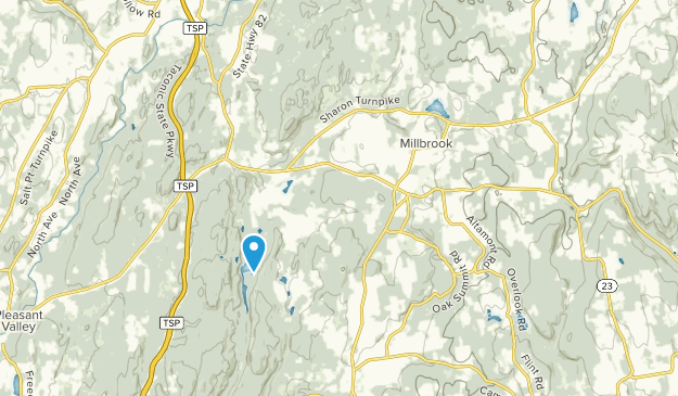 Millbrook, État de New York Map