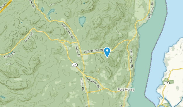 Mineville, New York Map