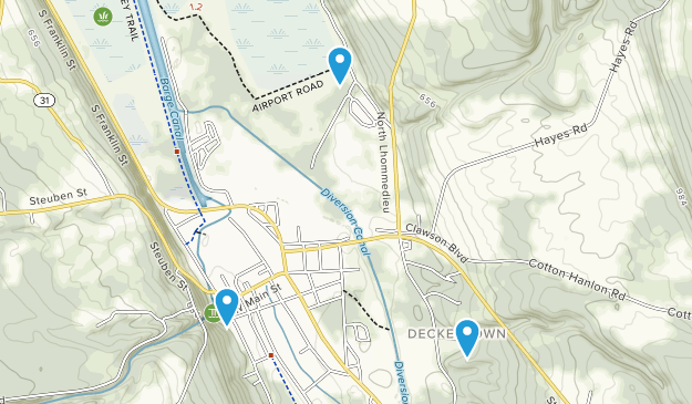 Montour Falls, État de New York Map