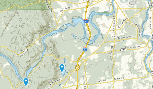 Moreau, New York Map