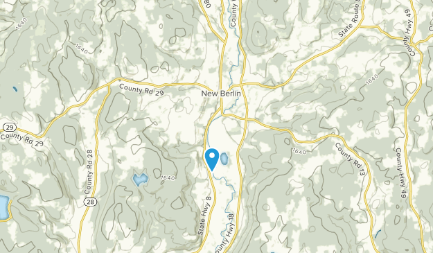 New Berlin, État de New York Map