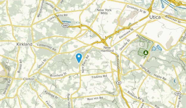 New Hartford, Nueva York Map