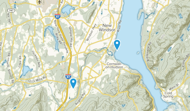 New Windsor, État de New York Map