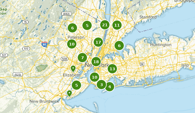 New York City, New York Map