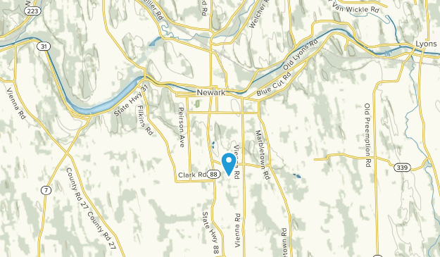 Newark, New York Map
