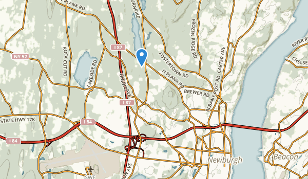 Newburgh, New York Map