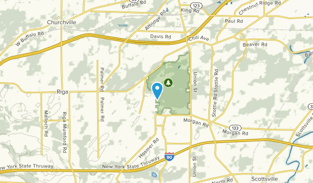 North Chili, New York Map