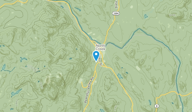 North Creek, New York Map